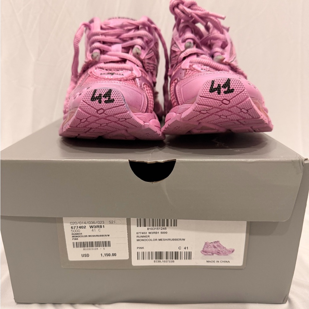 Balenciaga women Vibrant Pink Sneakers